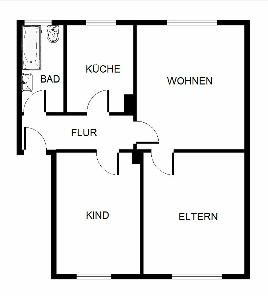 3 Zimmer Wohnung mit 63 m² in Essen – Bild 6