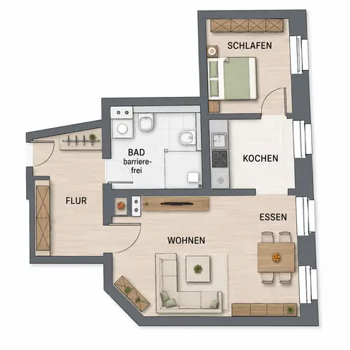 2 Zimmer Wohnung mit 38 m² in Leipzig – Bild 12