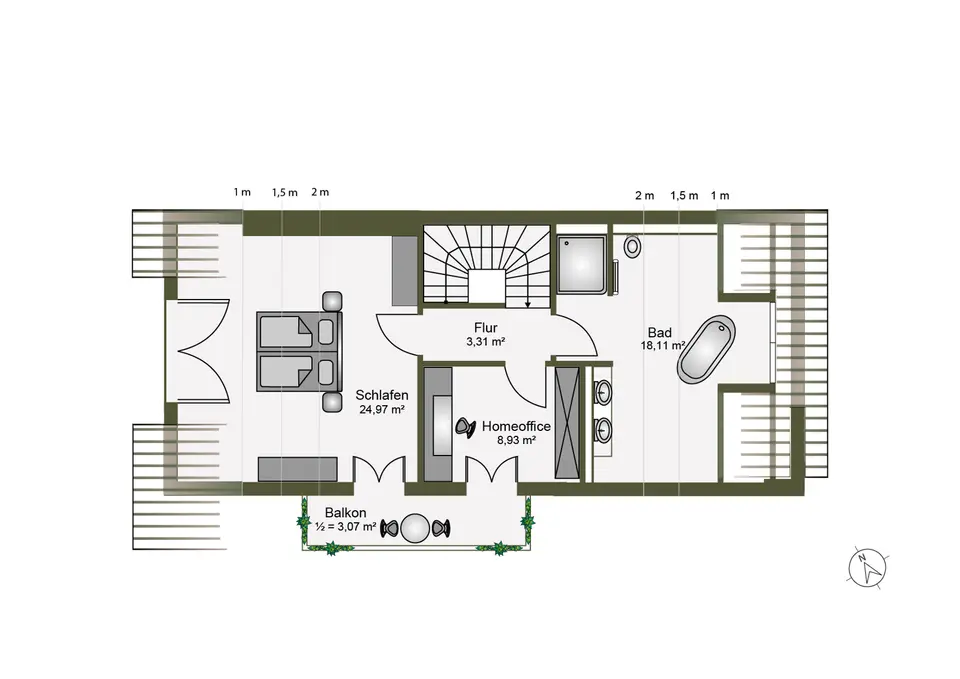 4 Zimmer Wohnung mit 148 m² in Starnberg – Bild 5