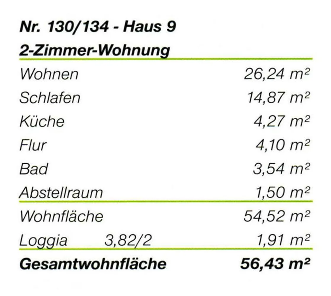2 Zimmer Wohnung mit 56 m² in Deggendorf – Bild 3
