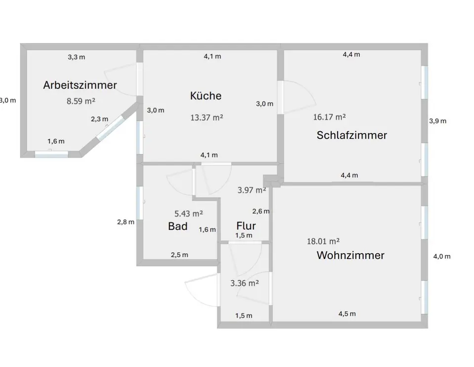 3 Zimmer Wohnung mit 73 m² in Delitzsch – Bild 4