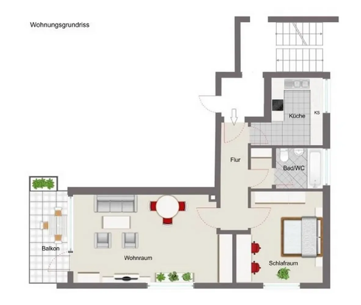 2 Zimmer Wohnung mit 60 m² in Bielefeld – Bild 11