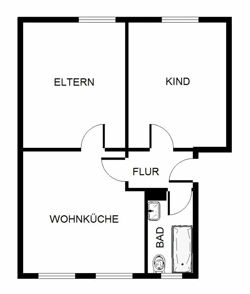 3 Zimmer Wohnung mit 53 m² in Gelsenkirchen – Bild 6