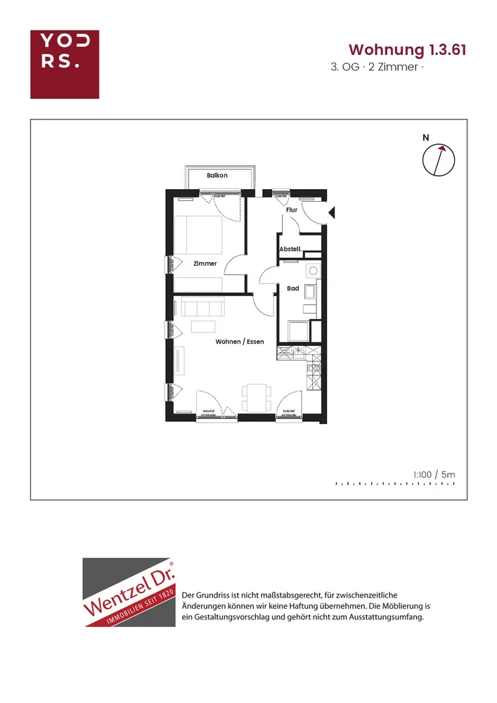 2 Zimmer Wohnung mit 56 m² in Hamburg – Bild 6