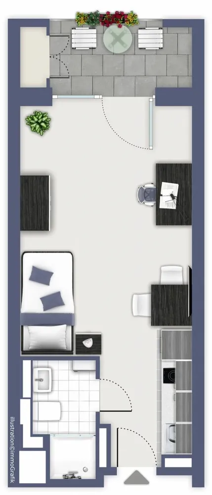 1 Zimmer Wohnung mit 28 m² in Mainz – Bild 9