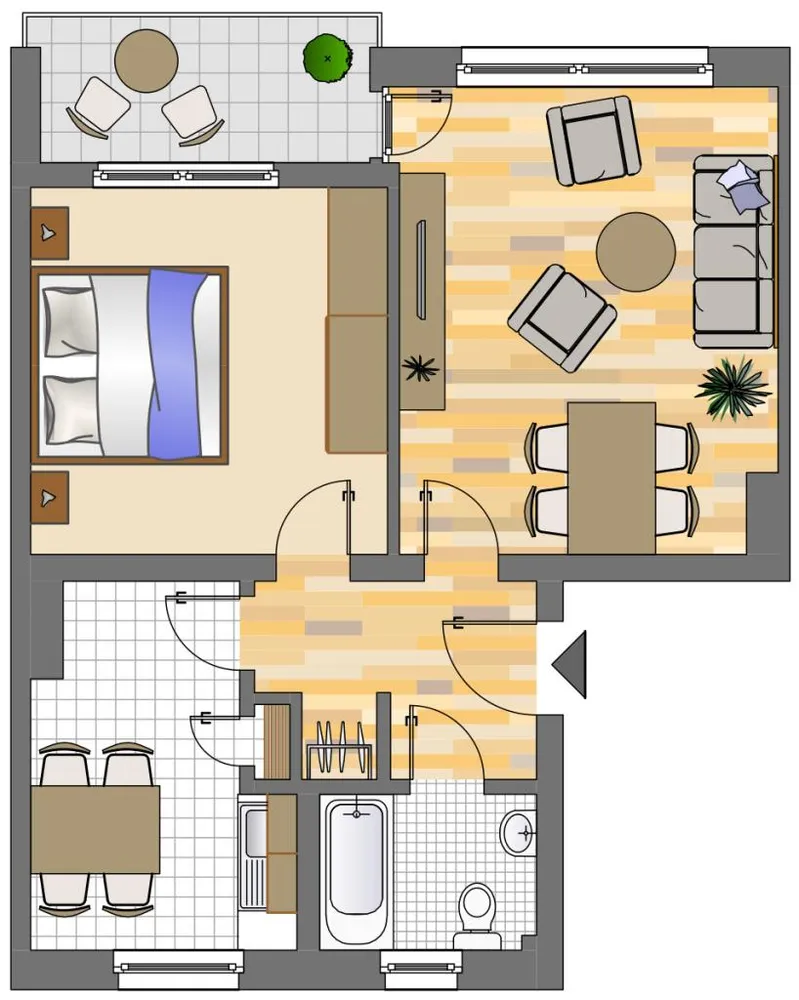 3 Zimmer Wohnung mit 51 m² in Gladbeck – Bild 2
