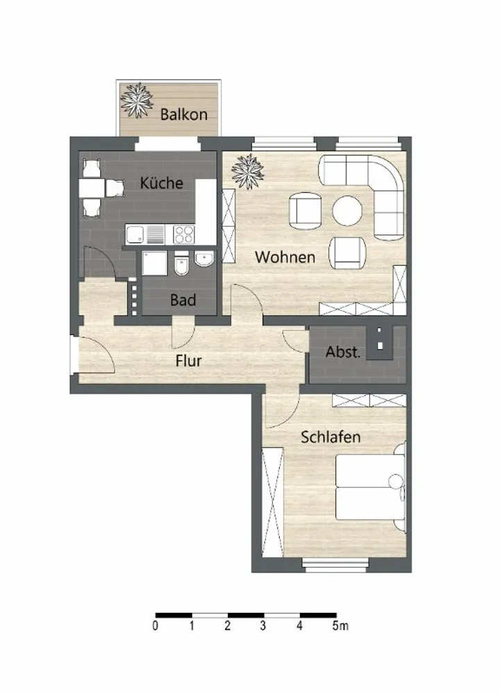2 Zimmer Wohnung mit 72 m² in Dessau-Roßlau – Bild 9