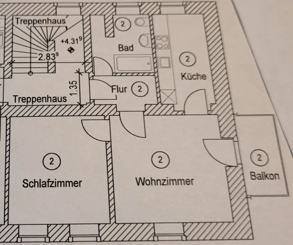 2 Zimmer Wohnung mit 57 m² in Dresden – Bild 5