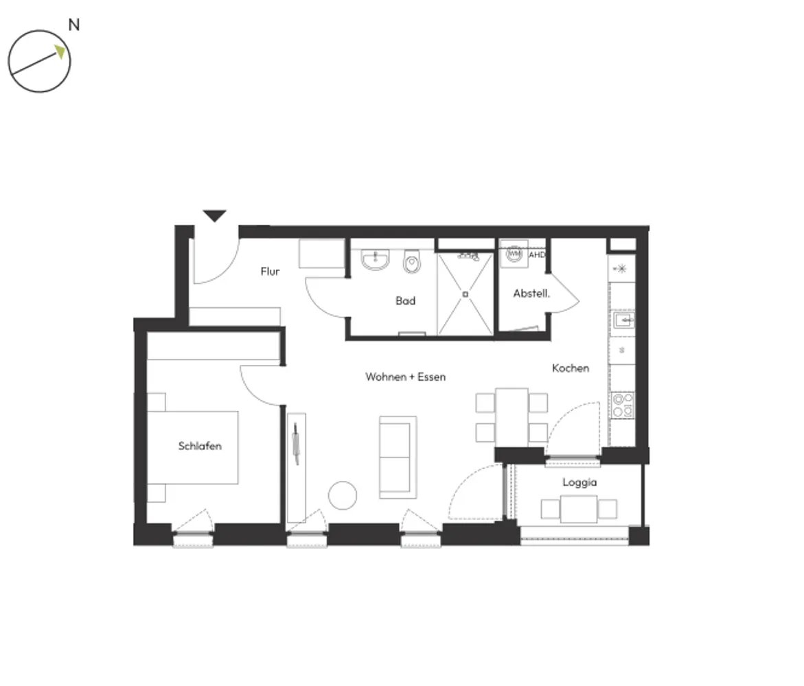 2 Zimmer Wohnung mit 61 m² in Hannover – Bild 9