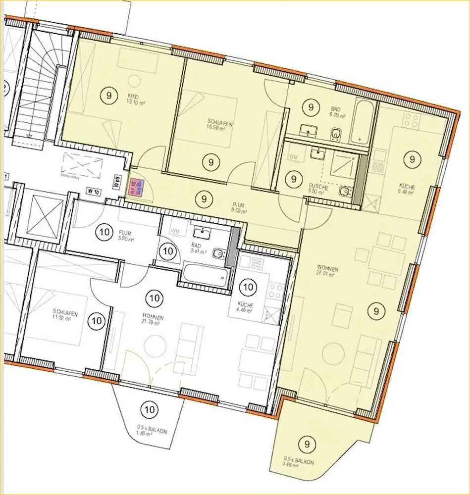 3 Zimmer Wohnung mit 91 m² in Erding – Bild 6