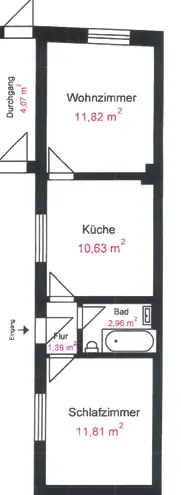 2 Zimmer Wohnung mit 40 m² in Köln – Bild 6