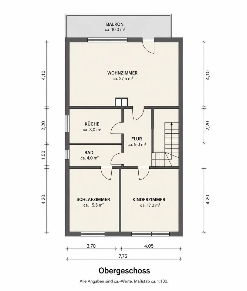 4 Zimmer Wohnung mit 100 m² in Offenbach – Bild 5