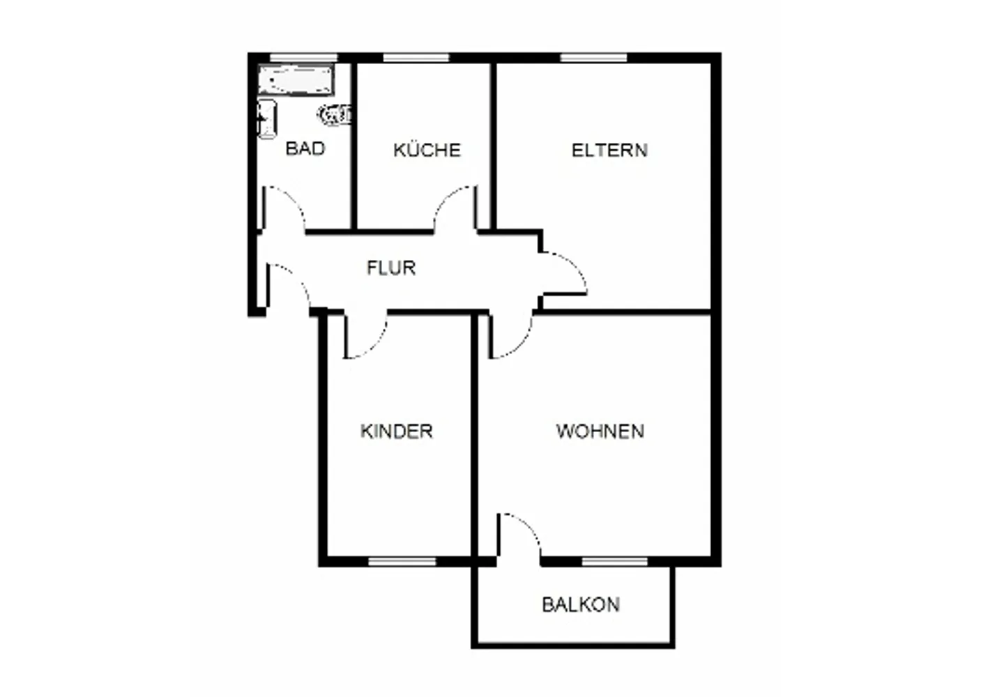 4 Zimmer Wohnung mit 61 m² in Bochum – Bild 8
