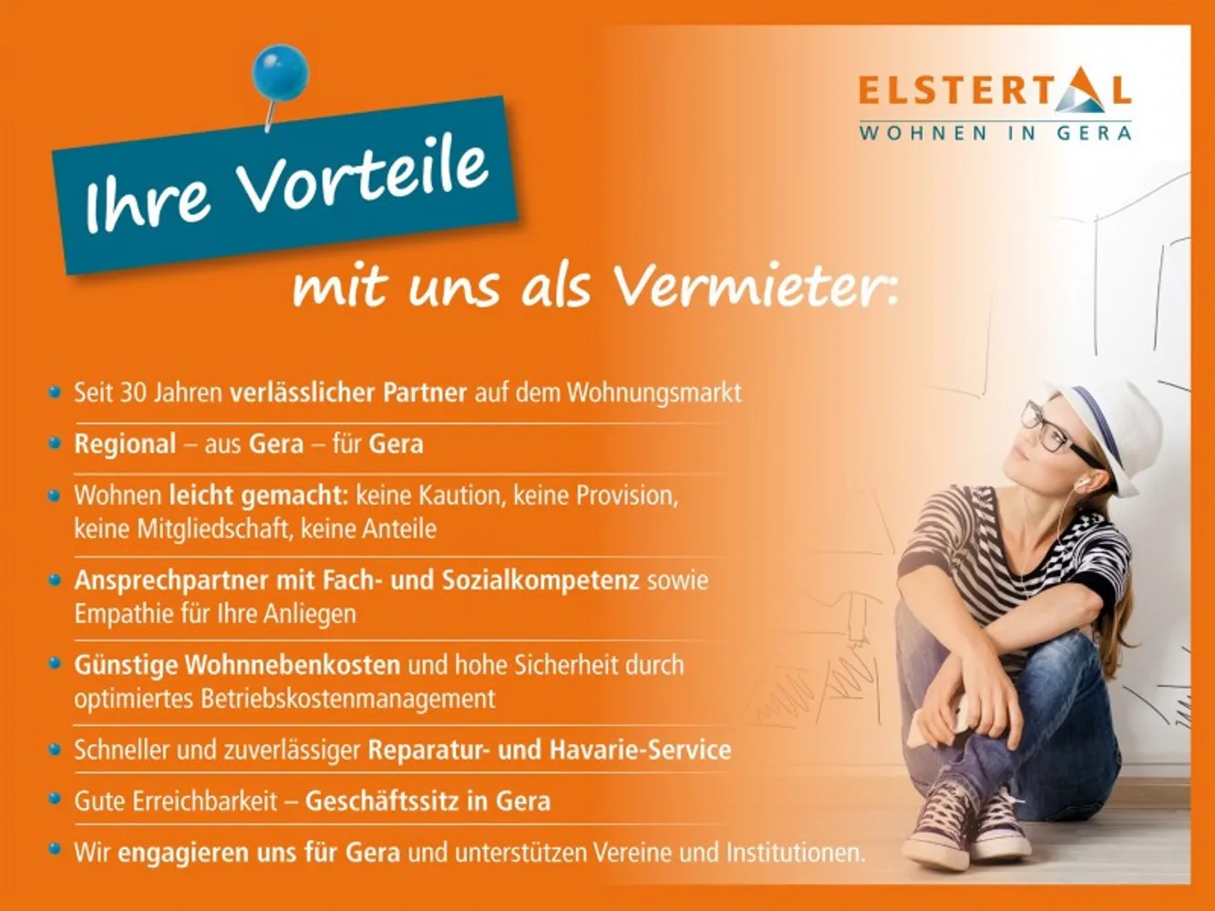 1 Zimmer Wohnung mit 20 m² in Gera – Bild 1
