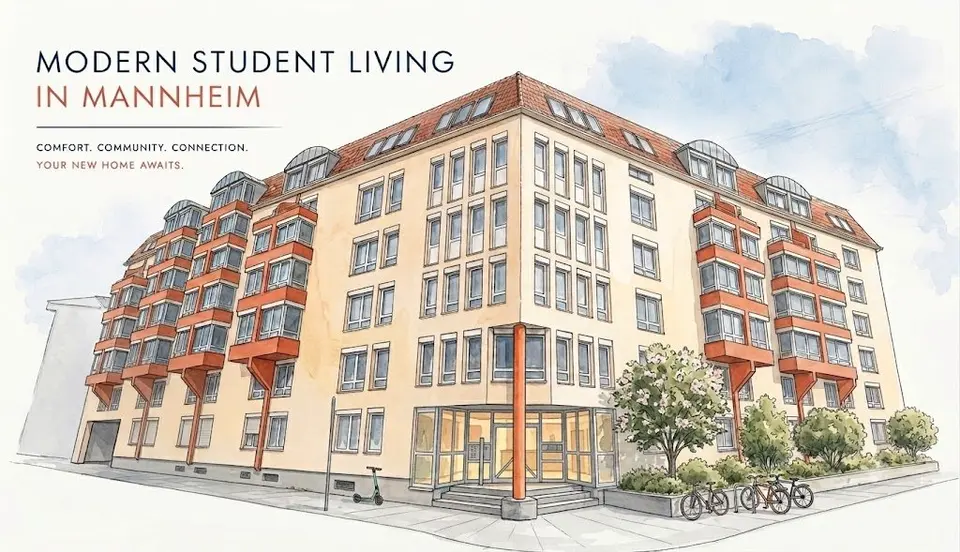 2 Zimmer Wohnung mit 23 m² in Mannheim – Bild 8