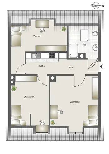 WG-Zimmer in München – Bild 4
