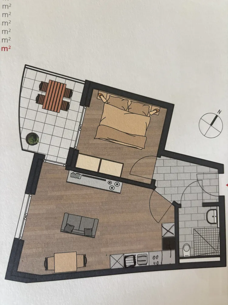2 Zimmer Wohnung mit 45 m² in Duisburg – Bild 3