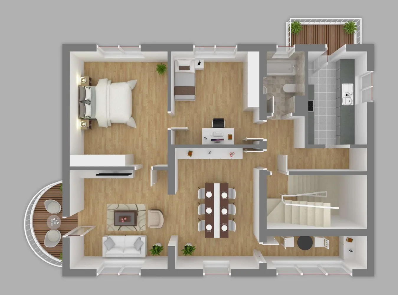 4 Zimmer Wohnung mit 95 m² in Hamburg – Bild 2