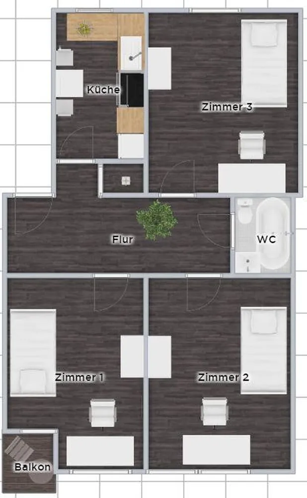 Shared room with 22 m² in Hamburg – Photo 4