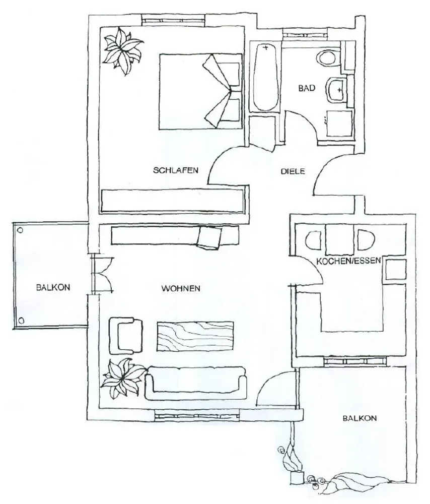 2 Zimmer Wohnung mit 60 m² in Chemnitz – Bild 3