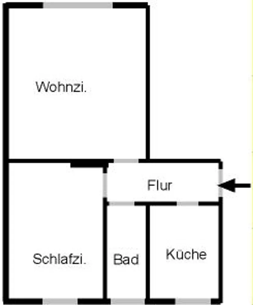 2 room apartment with 55 m² in Hanover – Photo 2