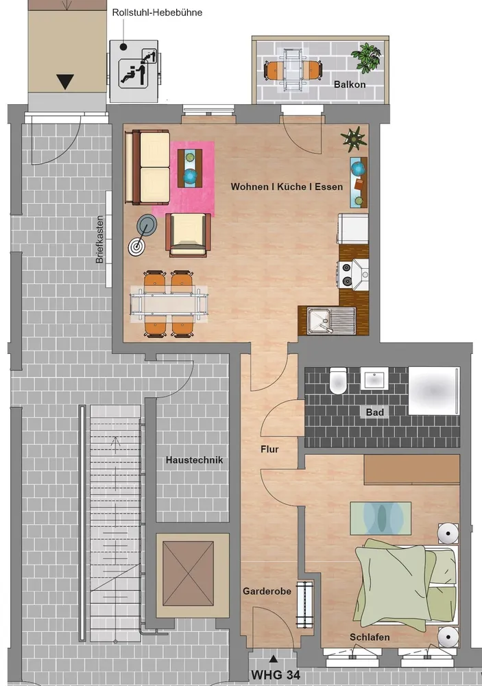 2 Zimmer Wohnung mit 56 m² in Pirna – Bild 5