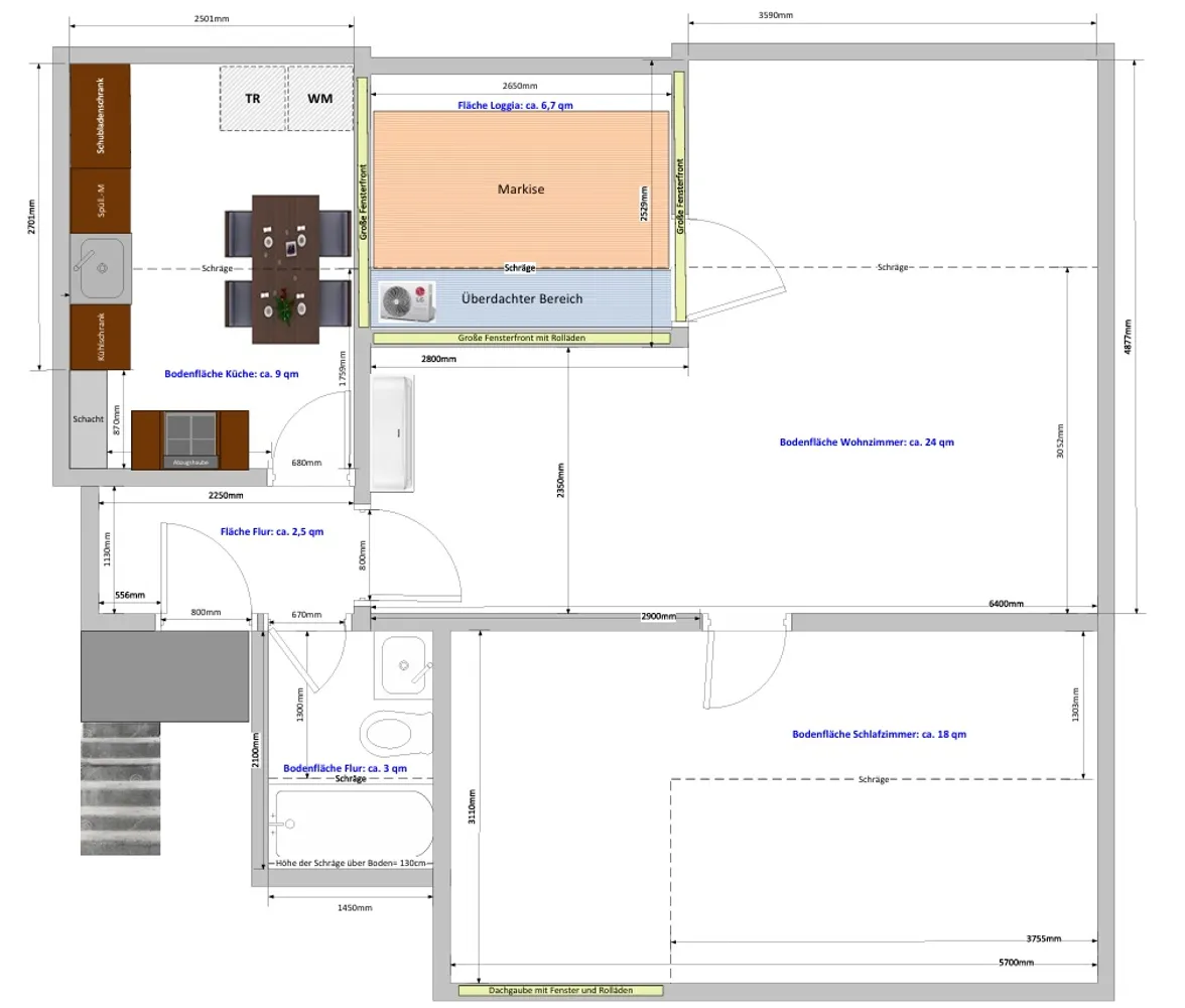 2 Zimmer Wohnung mit 47 m² in Neuss – Bild 8