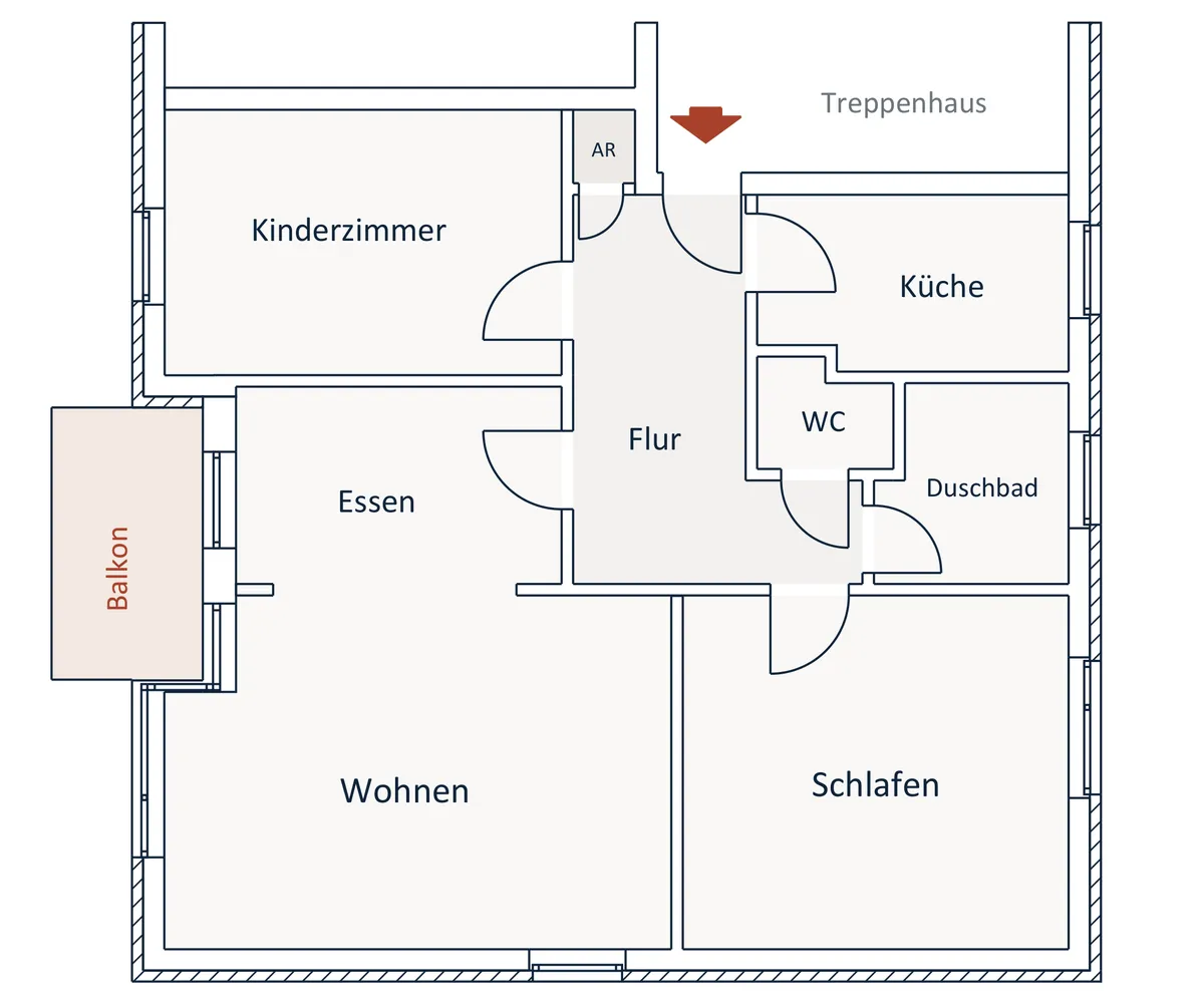 3 Zimmer Wohnung mit 88 m² in Hamburg – Bild 9
