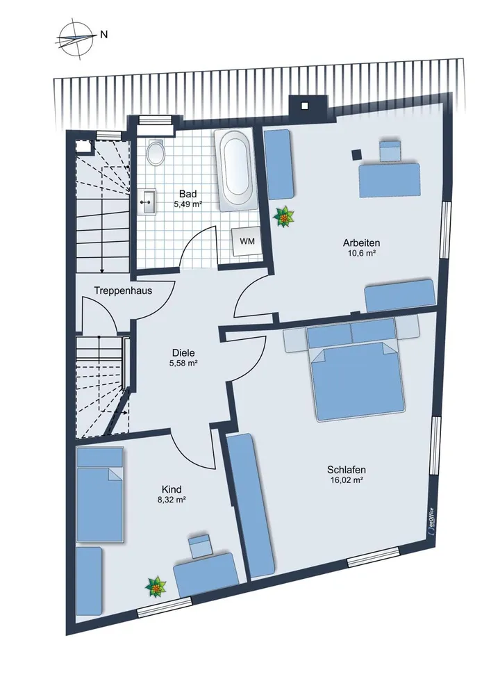 5 Zimmer Wohnung mit 85 m² in Coburg – Bild 4