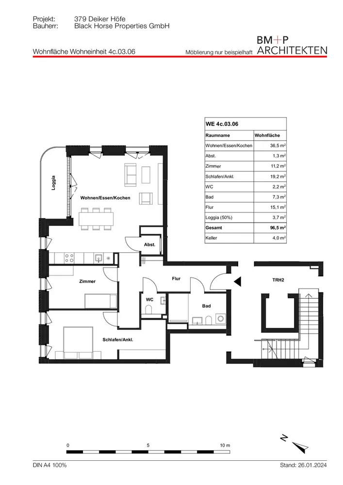 3 Zimmer Wohnung mit 97 m² in Düsseldorf – Bild 10
