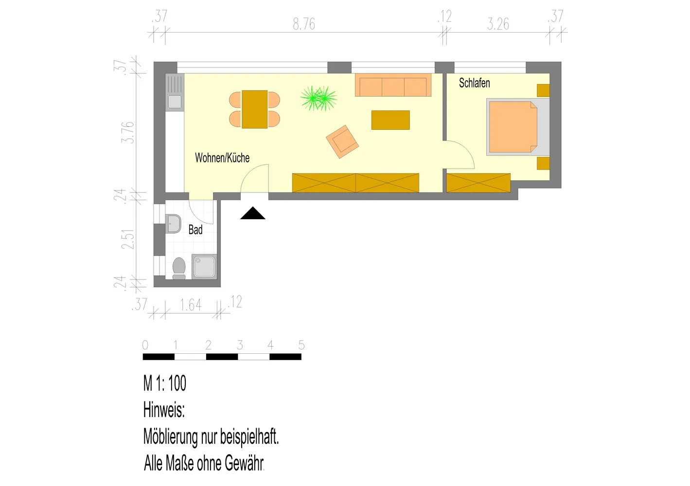 2 Zimmer Wohnung mit 52 m² in Borken – Bild 4