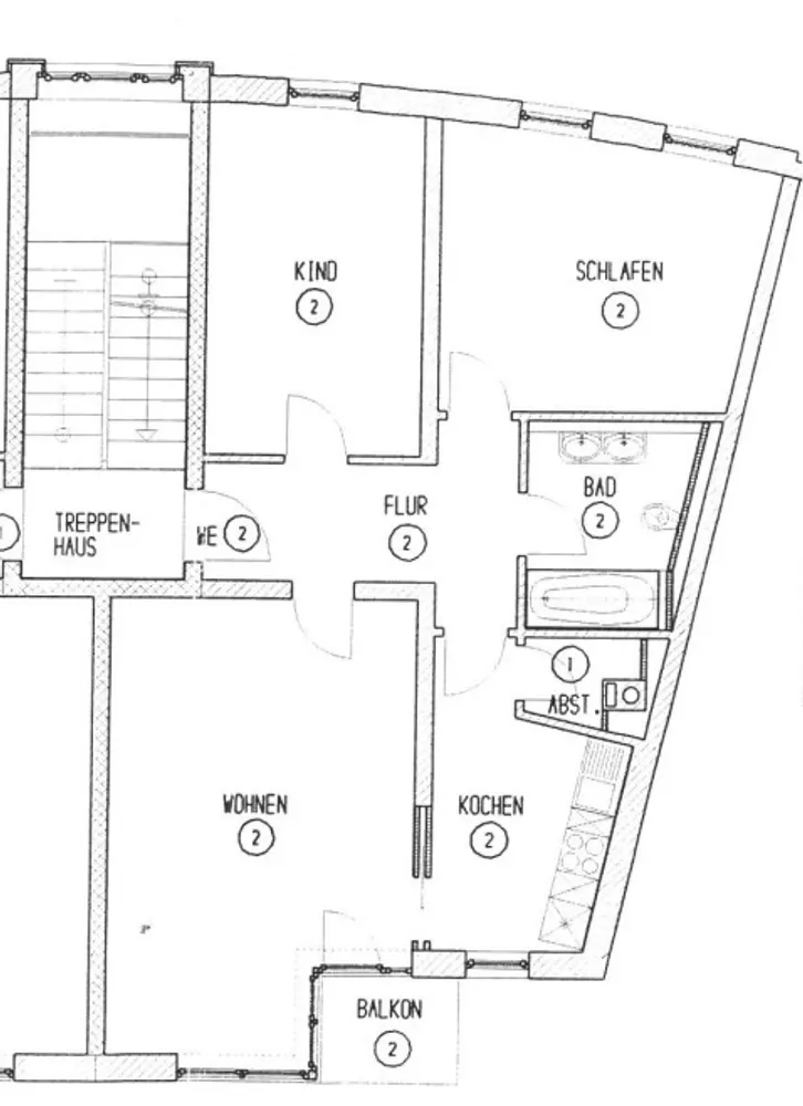 3 Zimmer Wohnung mit 77 m² in Halle (Saale) – Bild 9