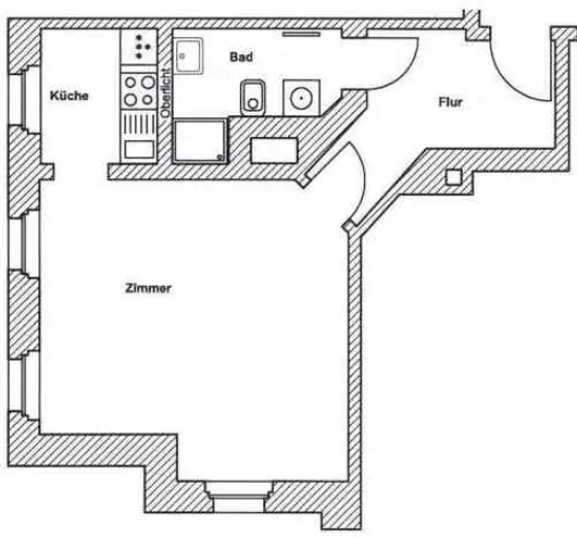 1 Zimmer Wohnung mit 41 m² in Leipzig – Bild 2