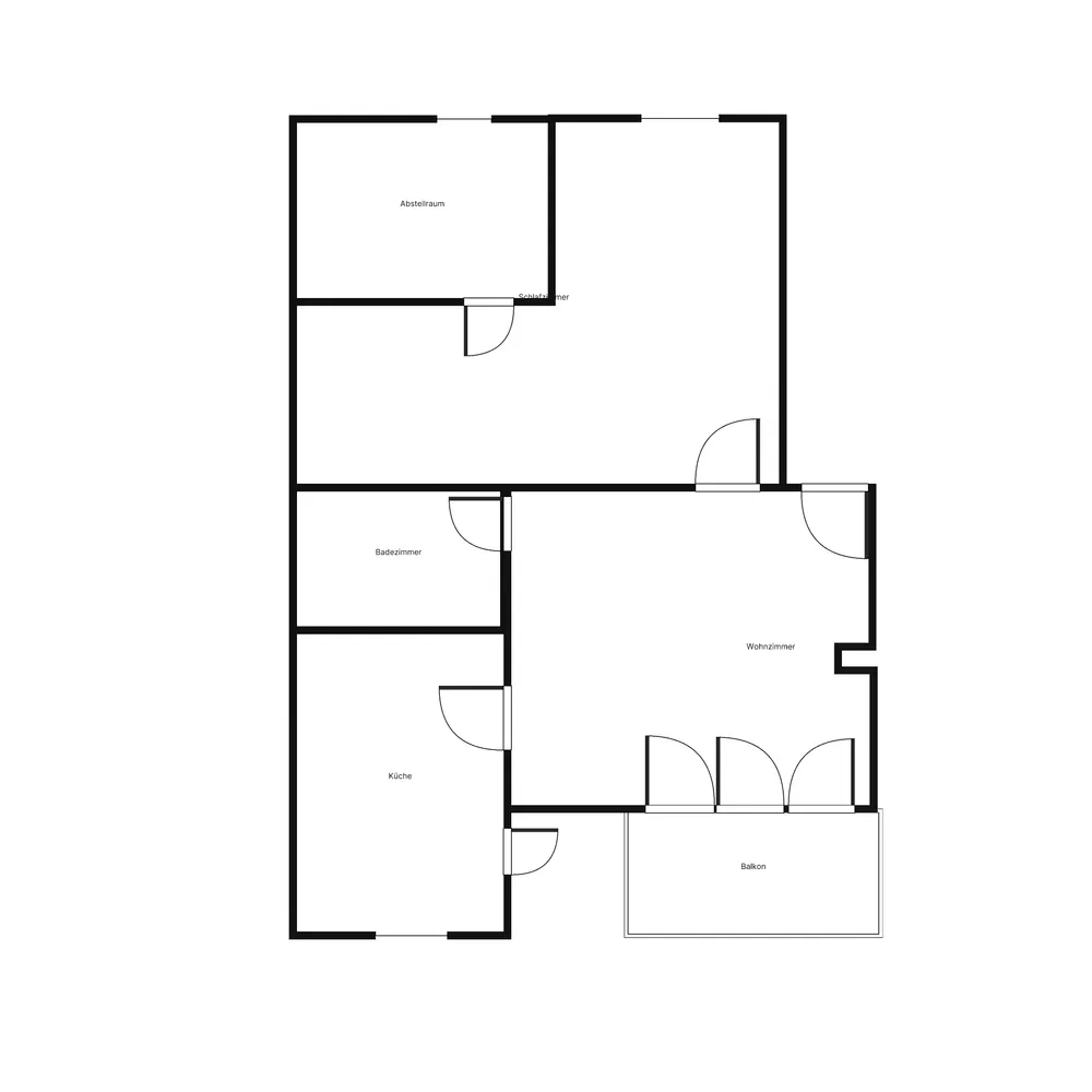 3 Zimmer Wohnung mit 51 m² in Bruchsal – Bild 1