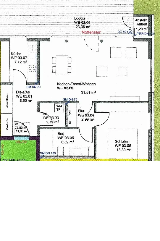 2 Zimmer Wohnung mit 83 m² in Trier – Bild 9