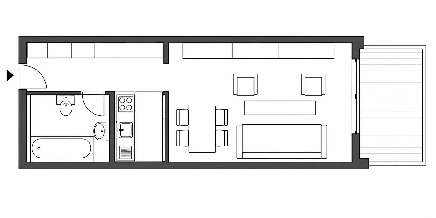 1 room apartment with 34 m² in Fürstenfeldbruck – Photo 6