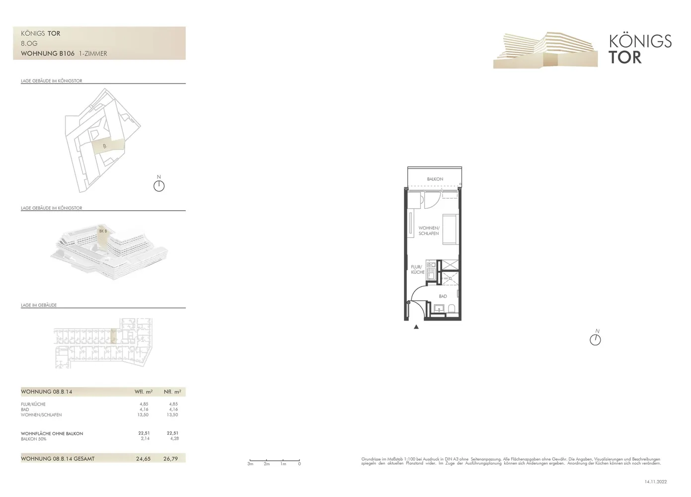 1 Zimmer Wohnung mit 25 m² in Regensburg – Bild 6