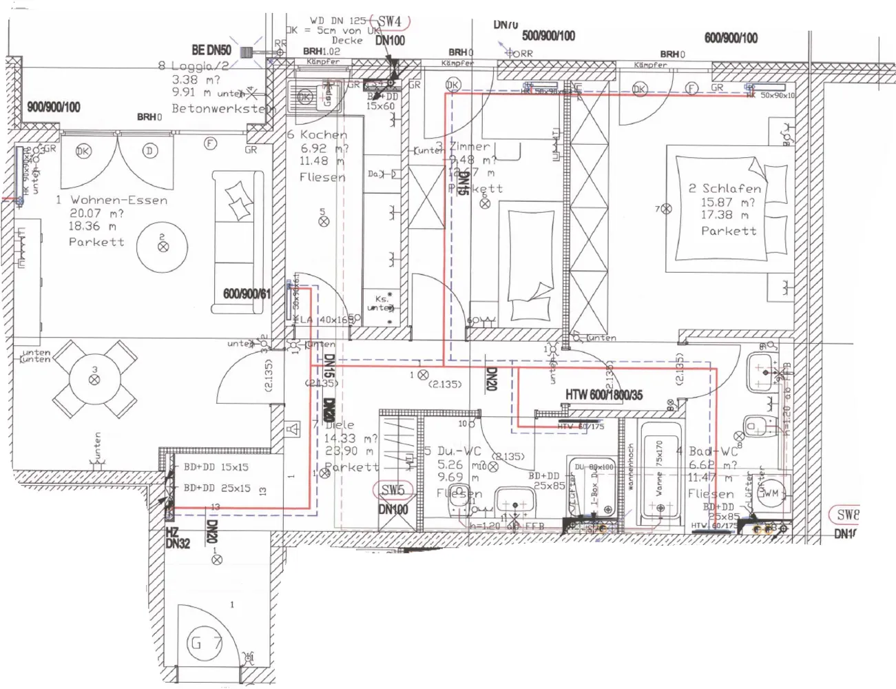 3 Zimmer Wohnung mit 82 m² in Karlsruhe – Bild 6