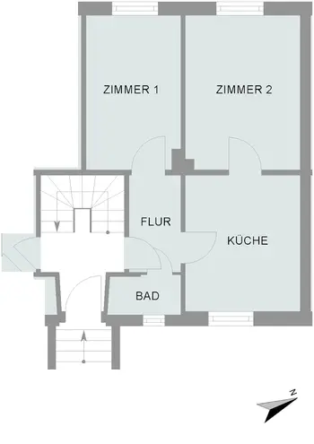 2 Zimmer Wohnung mit 41 m² in Bremen – Bild 2