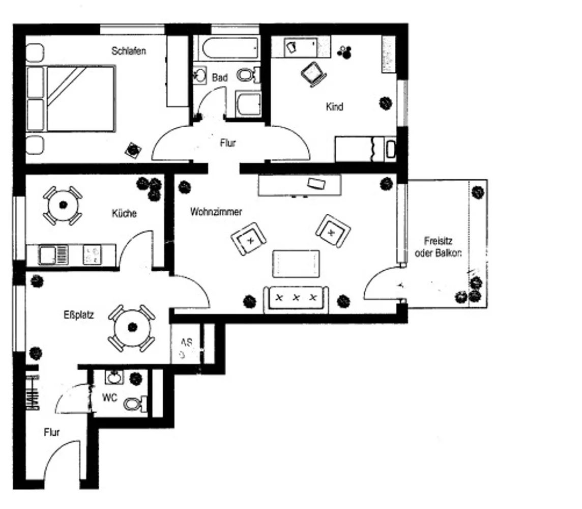 4 Zimmer Wohnung mit 82 m² in Mainz – Bild 2
