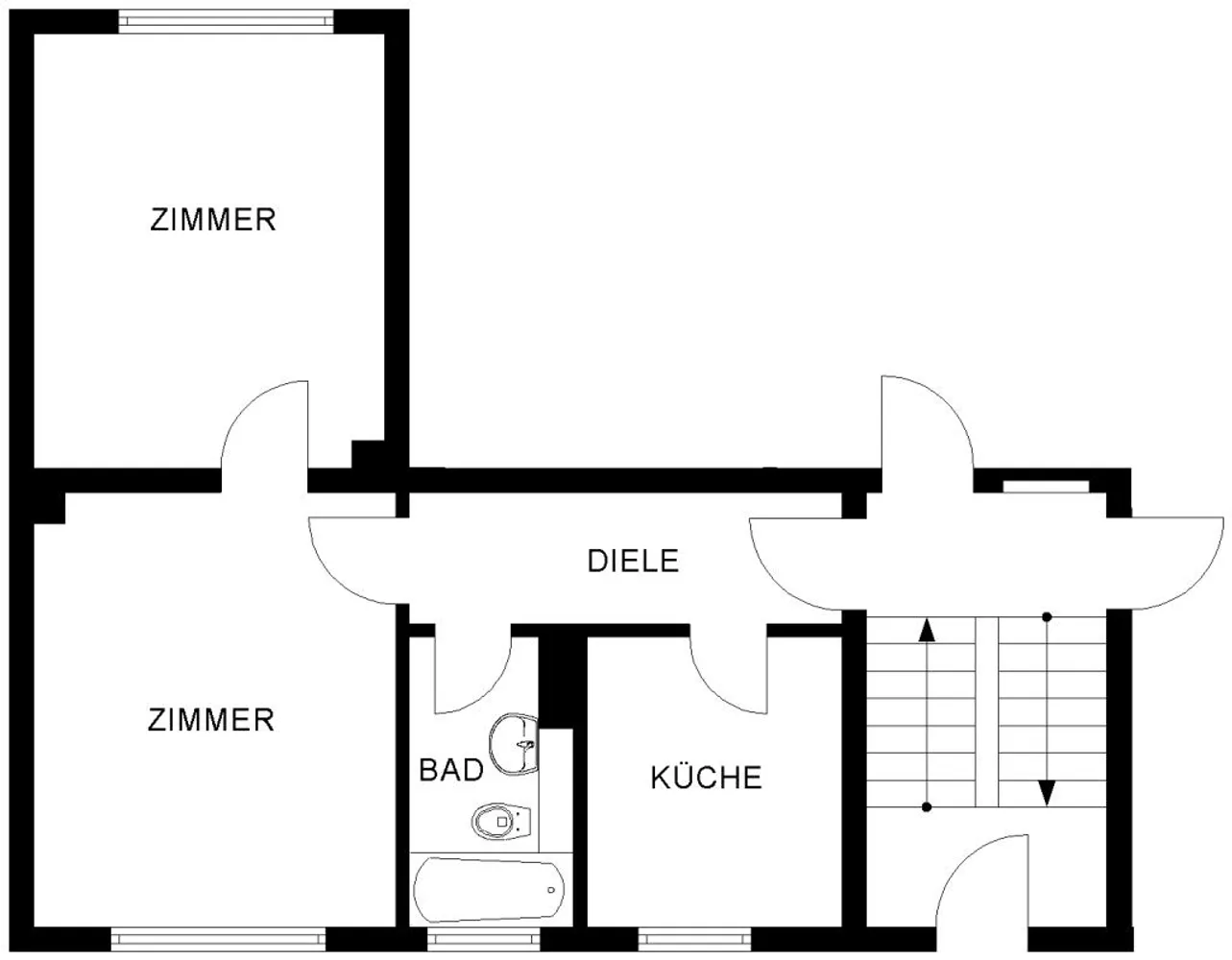 2 Zimmer Wohnung mit 46 m² in Bochum – Bild 2