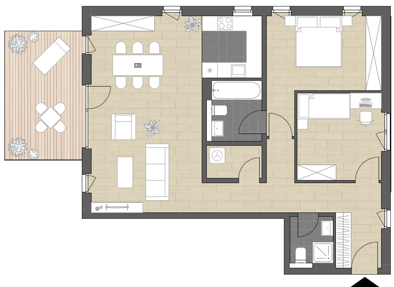 3 Zimmer Wohnung mit 98 m² in Bad Kreuznach – Bild 3