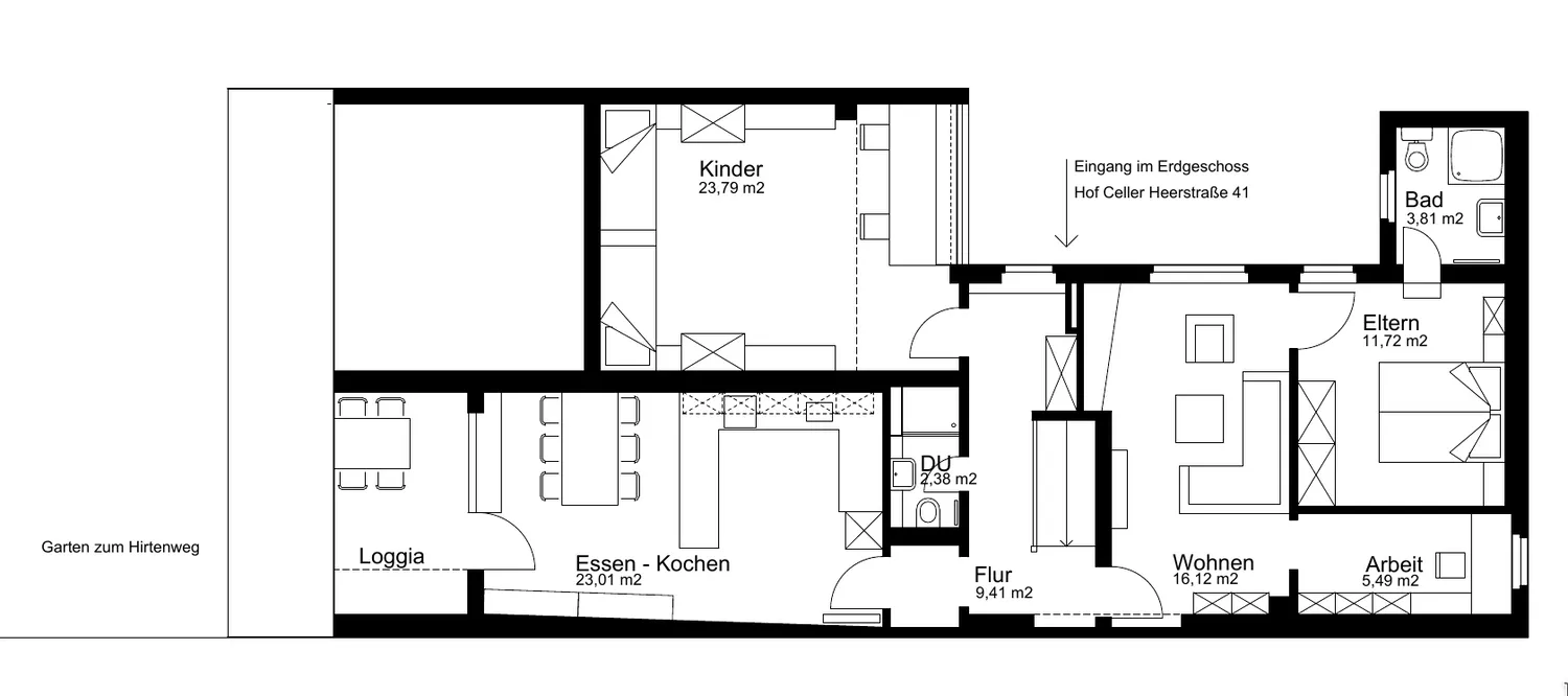 4 Zimmer Wohnung mit 97 m² in Braunschweig – Bild 1