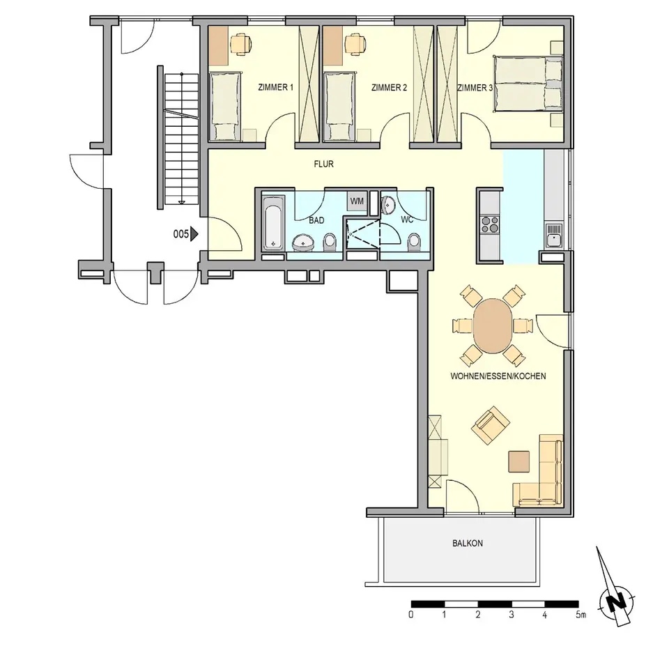 4 Zimmer Wohnung mit 102 m² in Kirchheim unter Teck – Bild 4