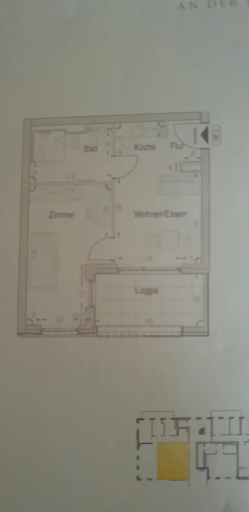 2 Zimmer Wohnung mit 42 m² in Hannover – Bild 3