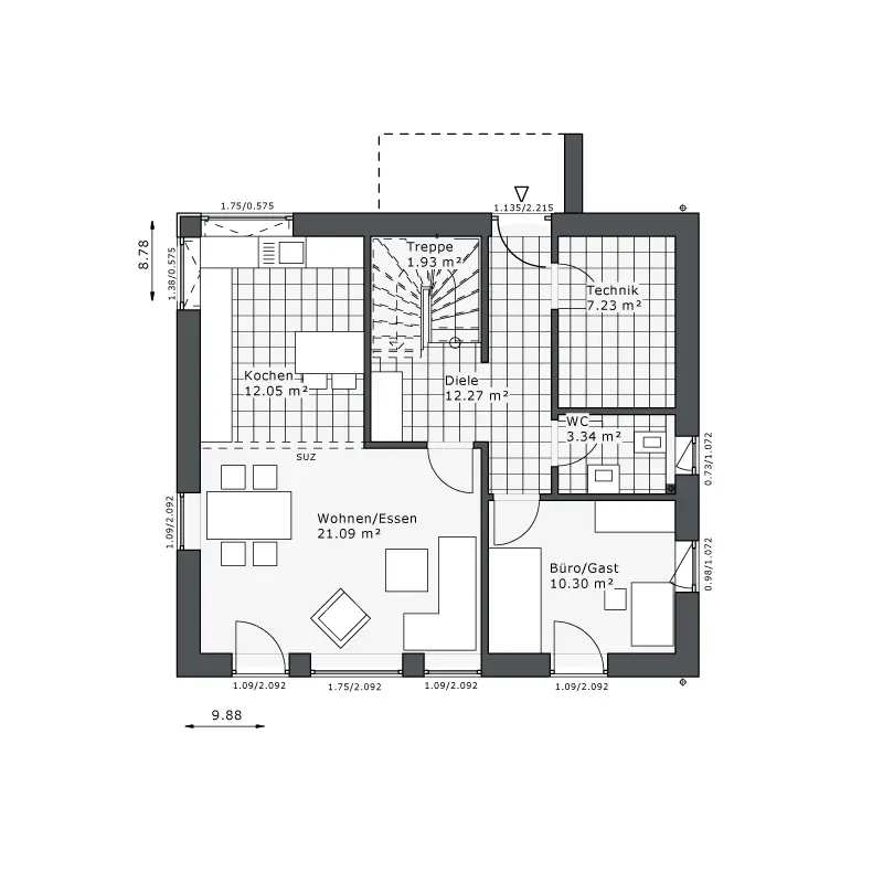 5 Zimmer Haus mit 136 m² in Siegen – Bild 3