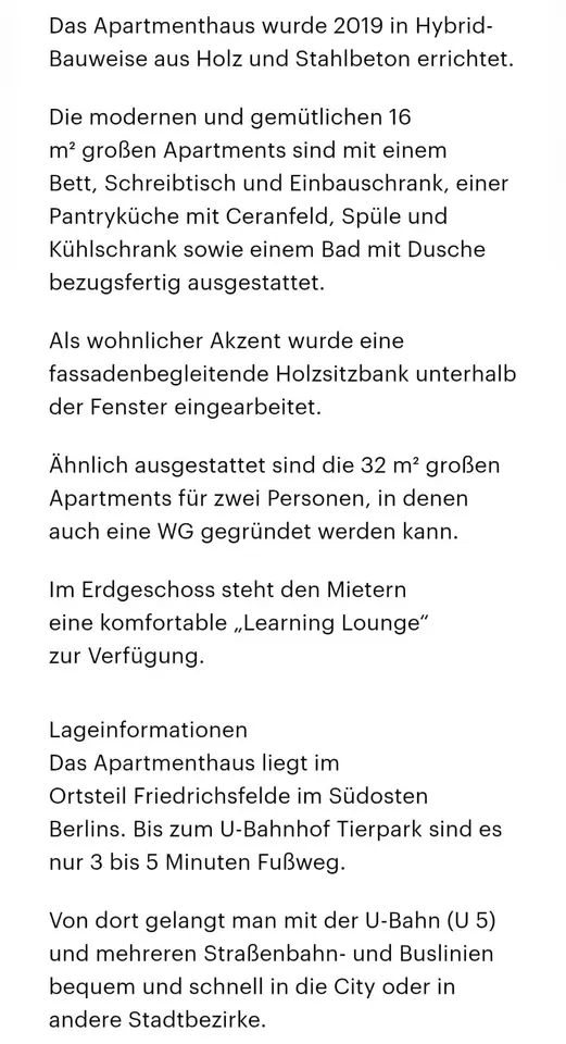 WG-Zimmer mit 32 m² in Berlin – Bild 6