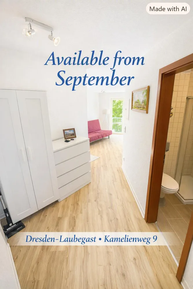 1 room apartment with 34 m² in Dresden – Photo 1