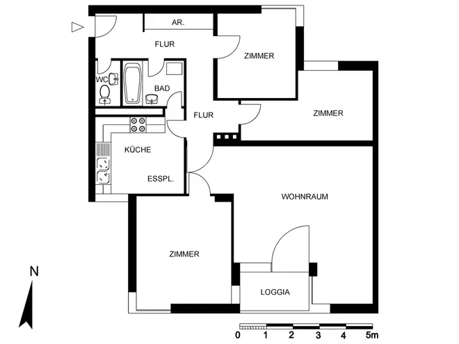 5 Zimmer Wohnung mit 97 m² in Berlin – Bild 9