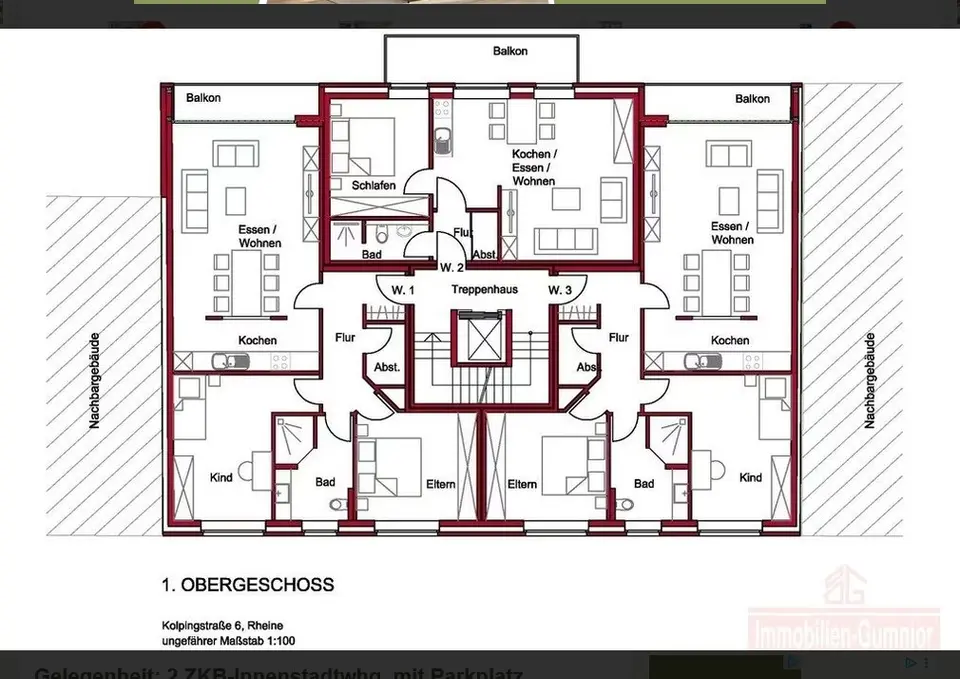 2 Zimmer Wohnung mit 50 m² in Rheine – Bild 5